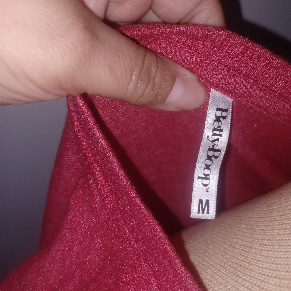 Vintage Style- Betty Boop- Short Sleeve Tee- W Sz Medium - Picture 2 of 5